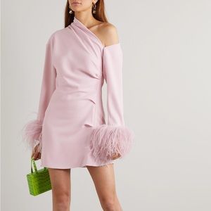 16arlington Adelaide Pink Feather Dress